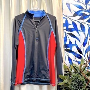 NWOT Women’s Sofibella Long Sleeve Polyester & Spandex 1/4 Zip Pullover Size L